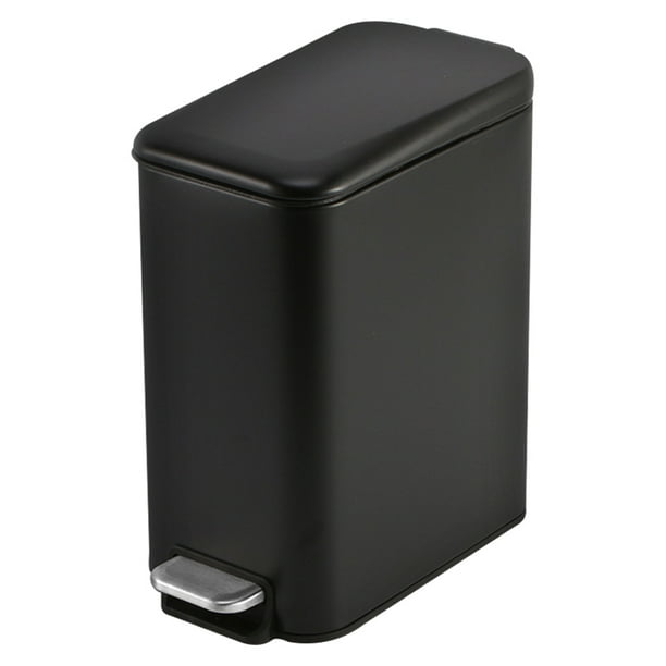 Step Wastebasket Trash Can 5 Liter Rectangular Small Steel Garbage Bin Bathroom. Step Wastebasket Trash Can 5 Liter Rectangular Small Steel Garbage Bin Bathroom.